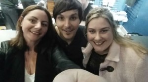 Clare and Leigh with Charlie